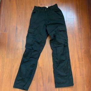 Black cargo pants